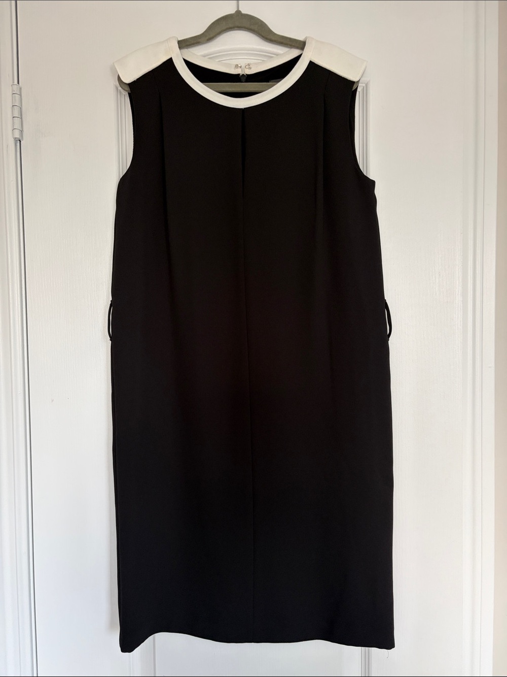 Esprit Black Dress with White Trim